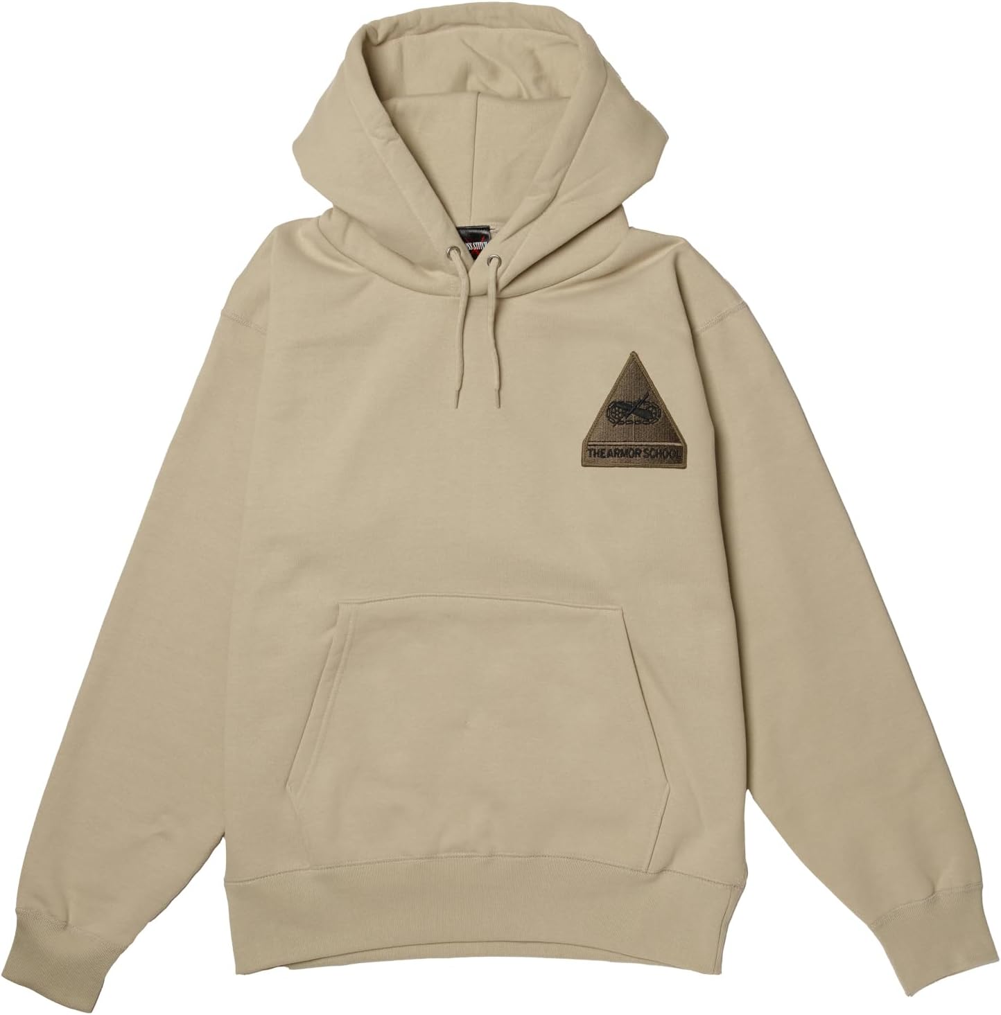 

Толстовка с капюшоном в стиле F, нашивка с гербом армии США, на флисовой подкладке, без застежки, цвет серый (stone), размер L F-Style