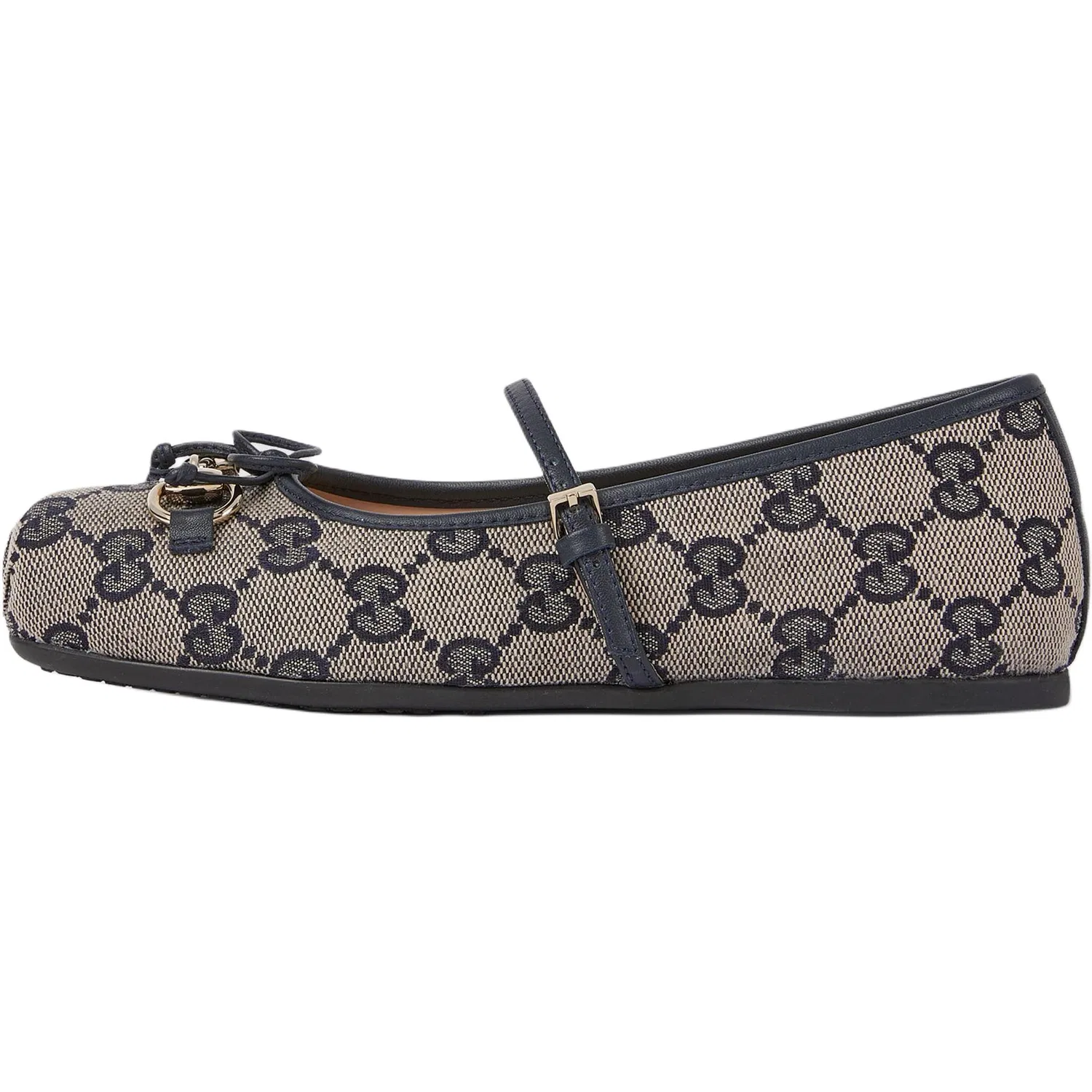 Кожаные низкие кеды для детей Lifestyle Beige & Blue Kids' GUCCI