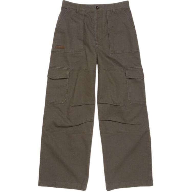 

Широкие брюки-карго Acne Studios, Khaki Green