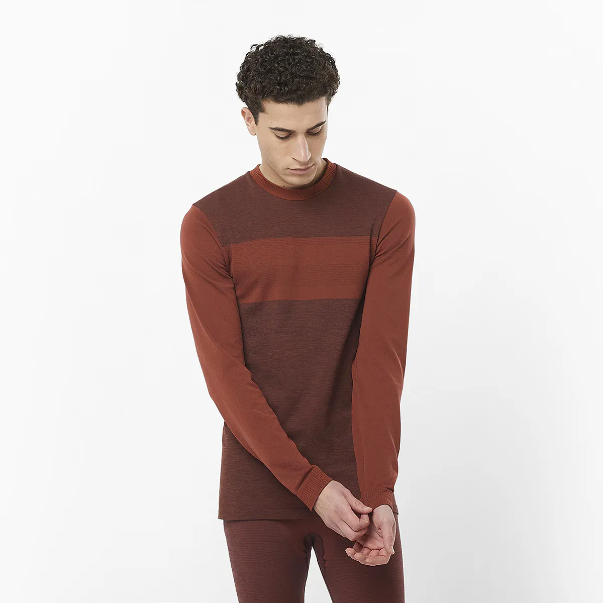 

Мужская футболка Essential Wool Salomon, коричневый