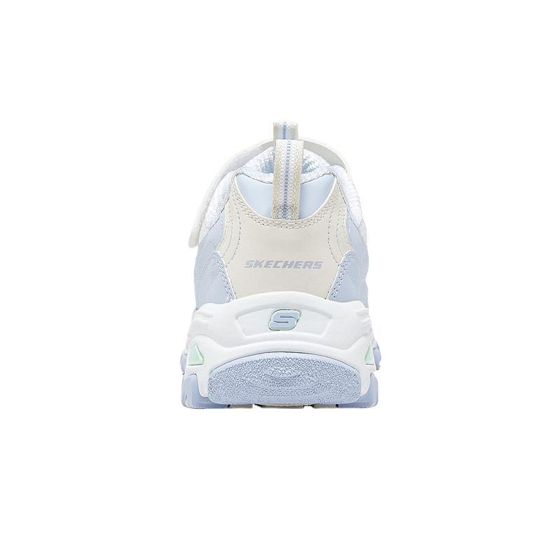 Skechers Kids Низкие детские повседневные кроссовки white periwinkle kids' — фото 4