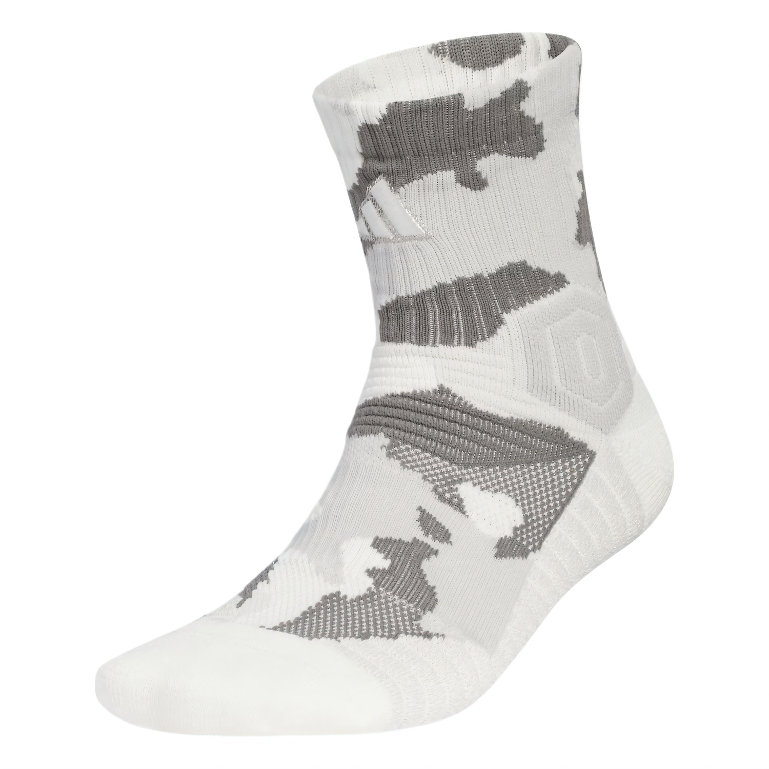 

Носки унисекс яркий белый серый Adidas, белый/серый