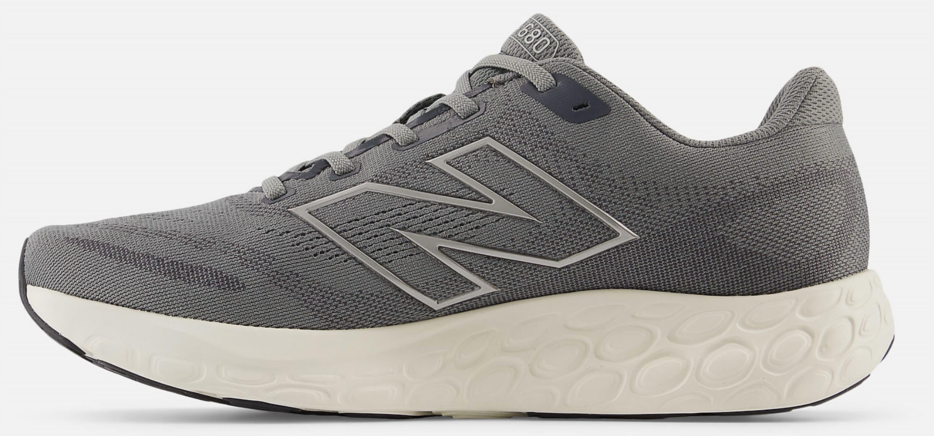 Мужские кроссовки Fresh Foam в сером цвете "гавань" и темно-серебристом металлике New Balance — фото 3