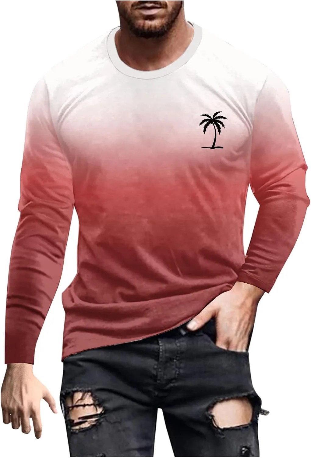 

Футболка Muscularfit с принтом пальмы