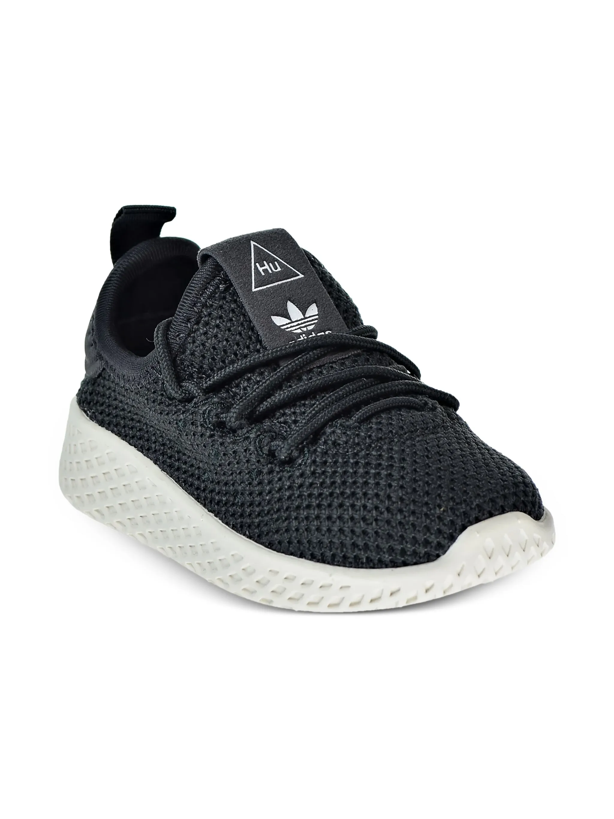 Кроссовки Pharrell Williams Tennis HU Carbon/Carbon/Chalk Adidas Kids, черный — фото 2