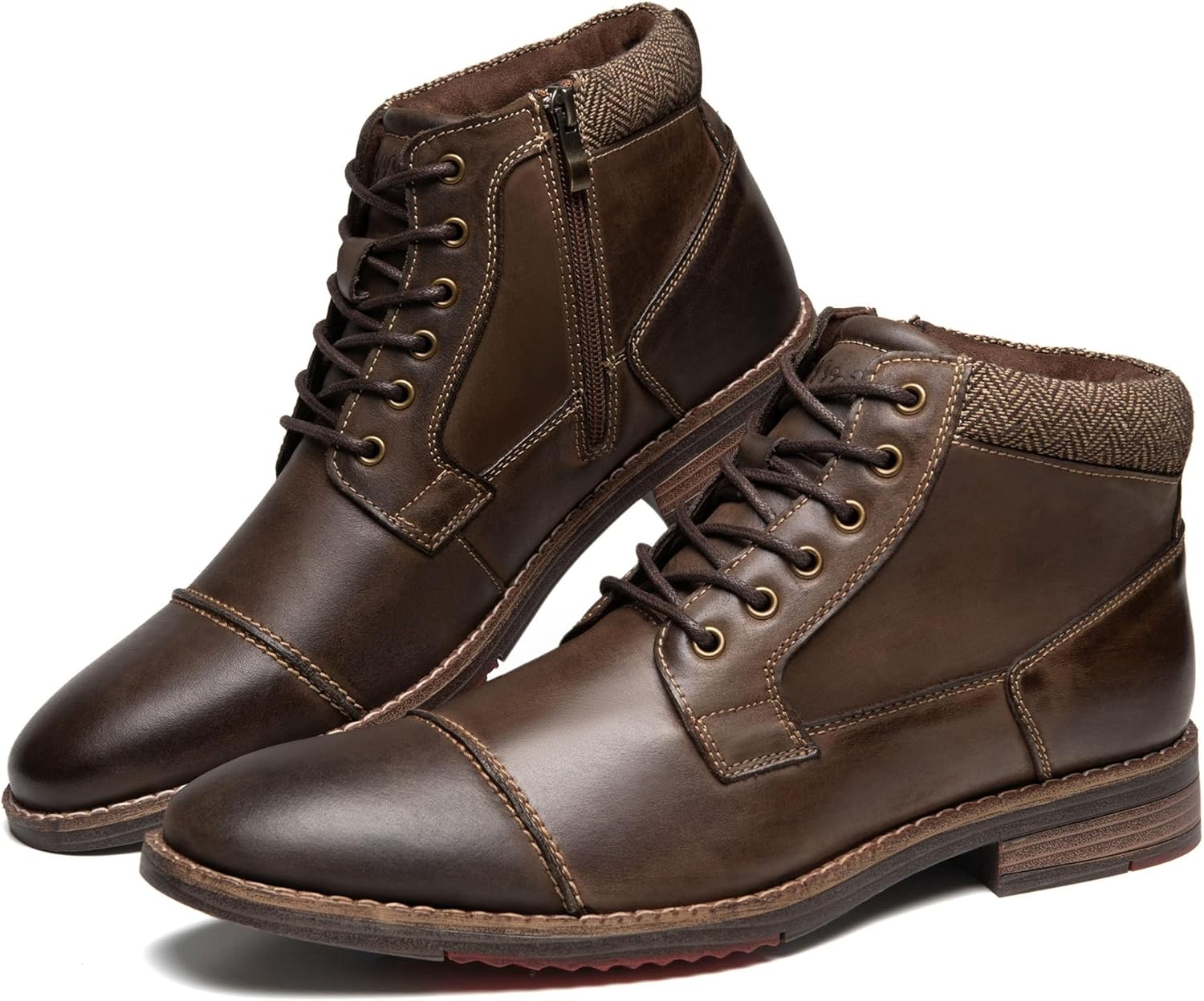 

Мужские ботинки Arkbird, классические повседневные ботинки из натуральной кожи с боковой молнией, Matte Coffee(889)