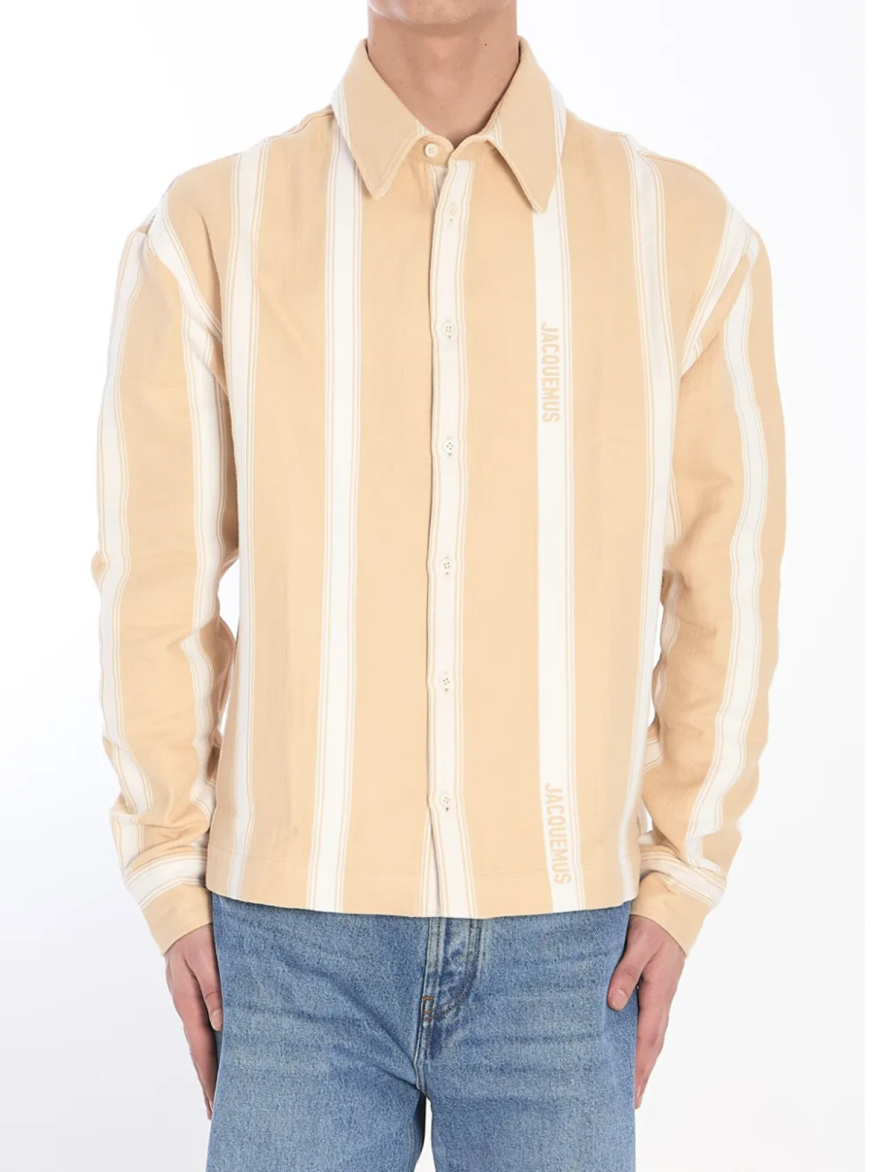 

Рубашка Jacquemus Papier, нейтральный