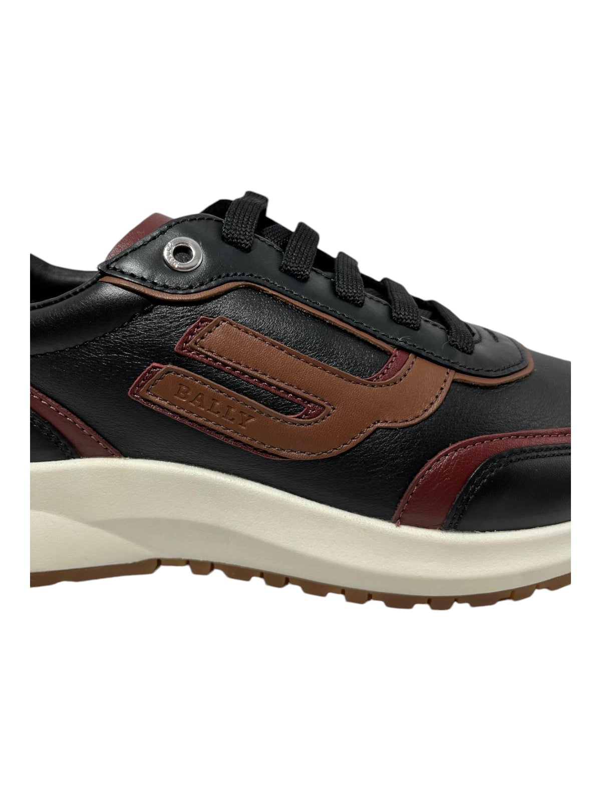 Bally Demmy 6301864 Мужские черные/красные/кожаные кроссовки Heritage Cuero — фото 2