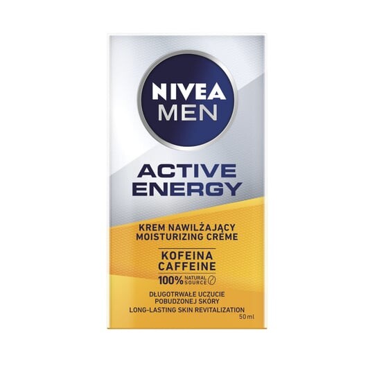 

Крем для лица увлажняющий 50мл Nivea, Men Active Energy