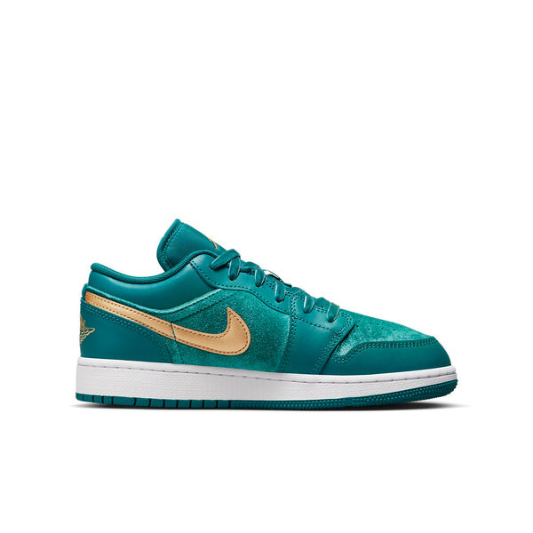 Кроссовки 1 low se velvet 'geode teal velvet' Air Jordan, мультиколор — фото 2