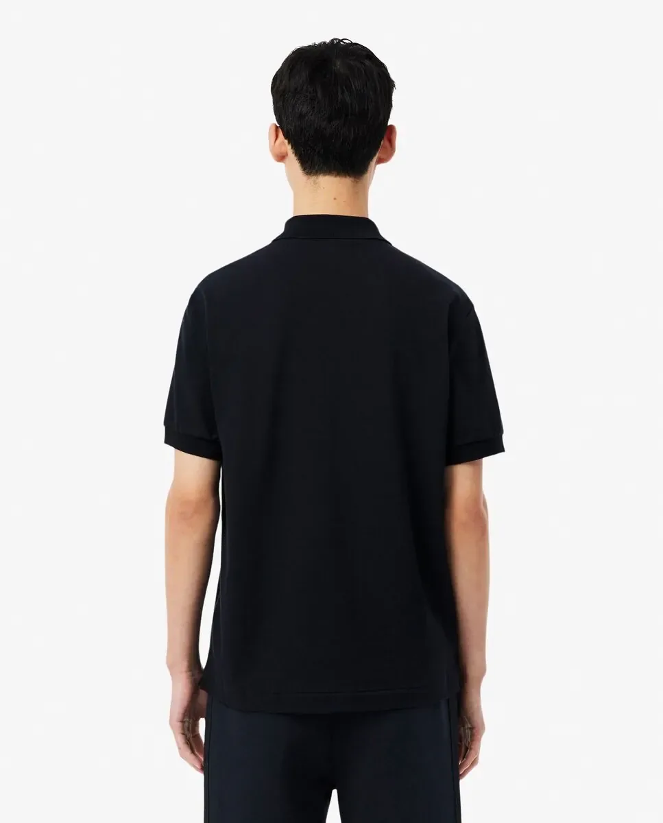 Классическая мужская футболка LIGHT с коротким рукавом Lacoste, черный — фото 2