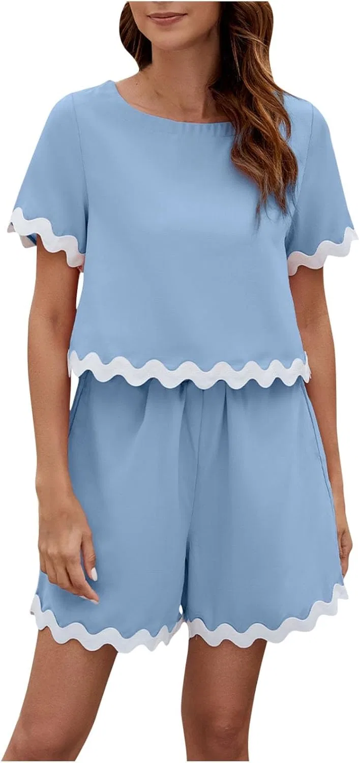 Женский спортивный костюм Y2K Light Blue
