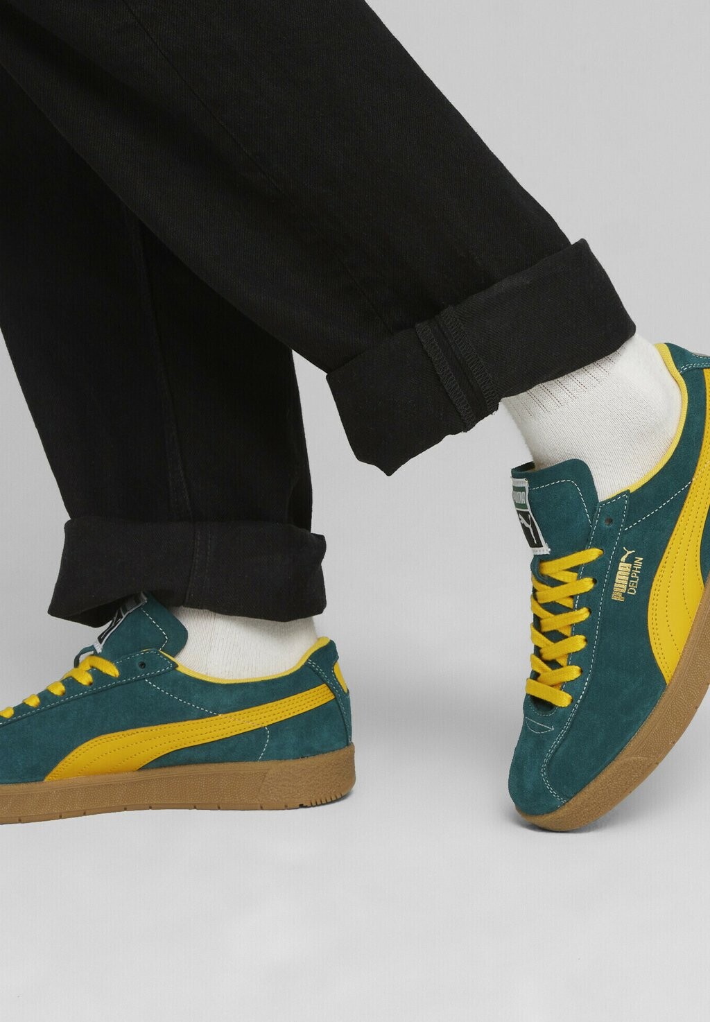 

Низкие кроссовки DELPHIN Puma, малахитово-желтый шипящий