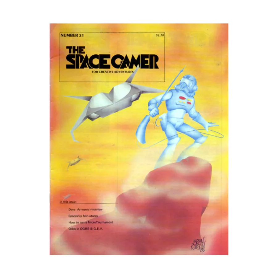 

Журнал #21 "Dave Arneson Interview, Black Hole Additions, Fantasy Trip", Space Gamer Magazine (Various Publishers)