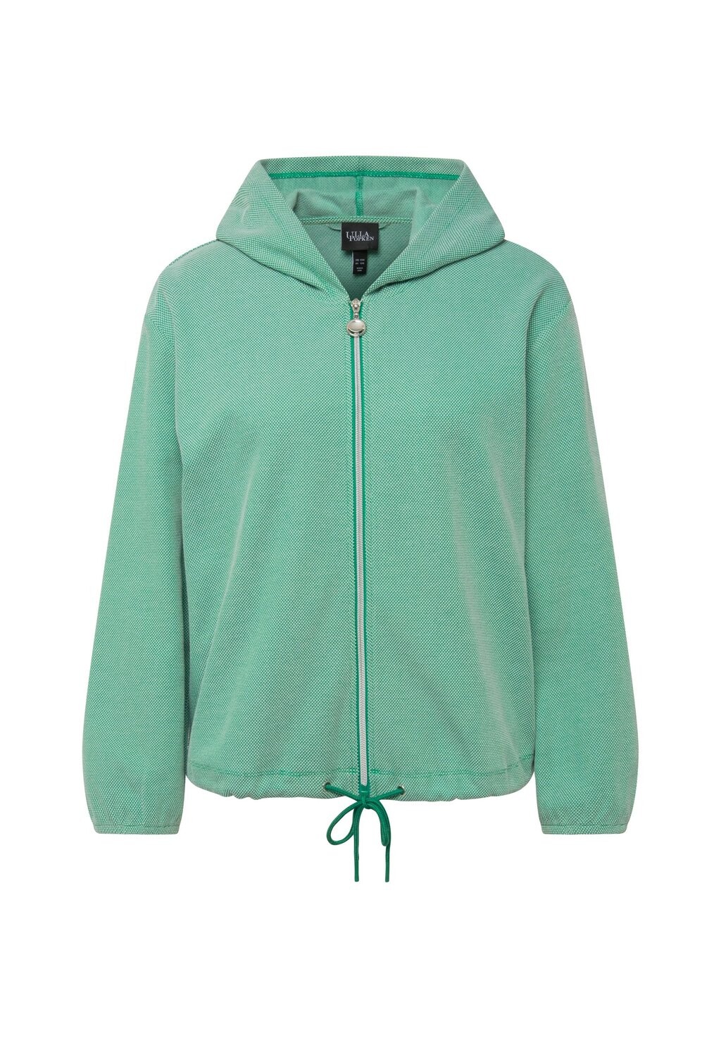 

Кардиган DRAWSTRING HEM TWO-TONE Ulla Popken, светло-зеленый