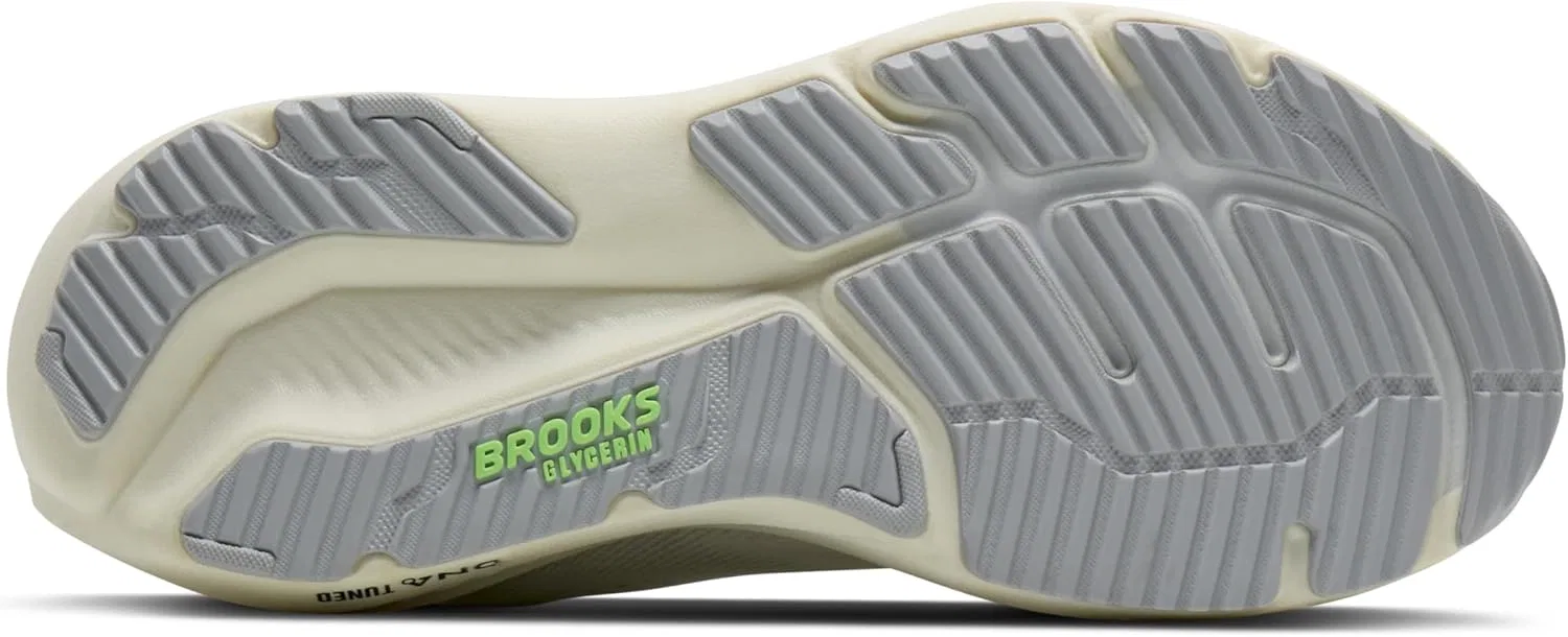 Мужские кроссовки Brooks Glycerin 23, Grey Green Black — фото 3
