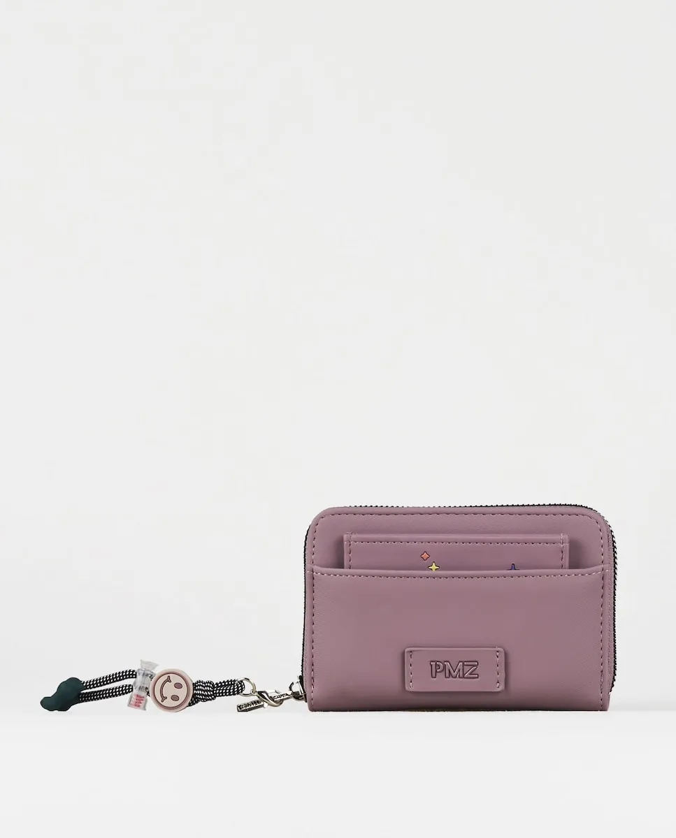 

Женский кошелек эффектный, оснащен вынимаемым держателем для карт PACOMARTINEZ, сиреневый