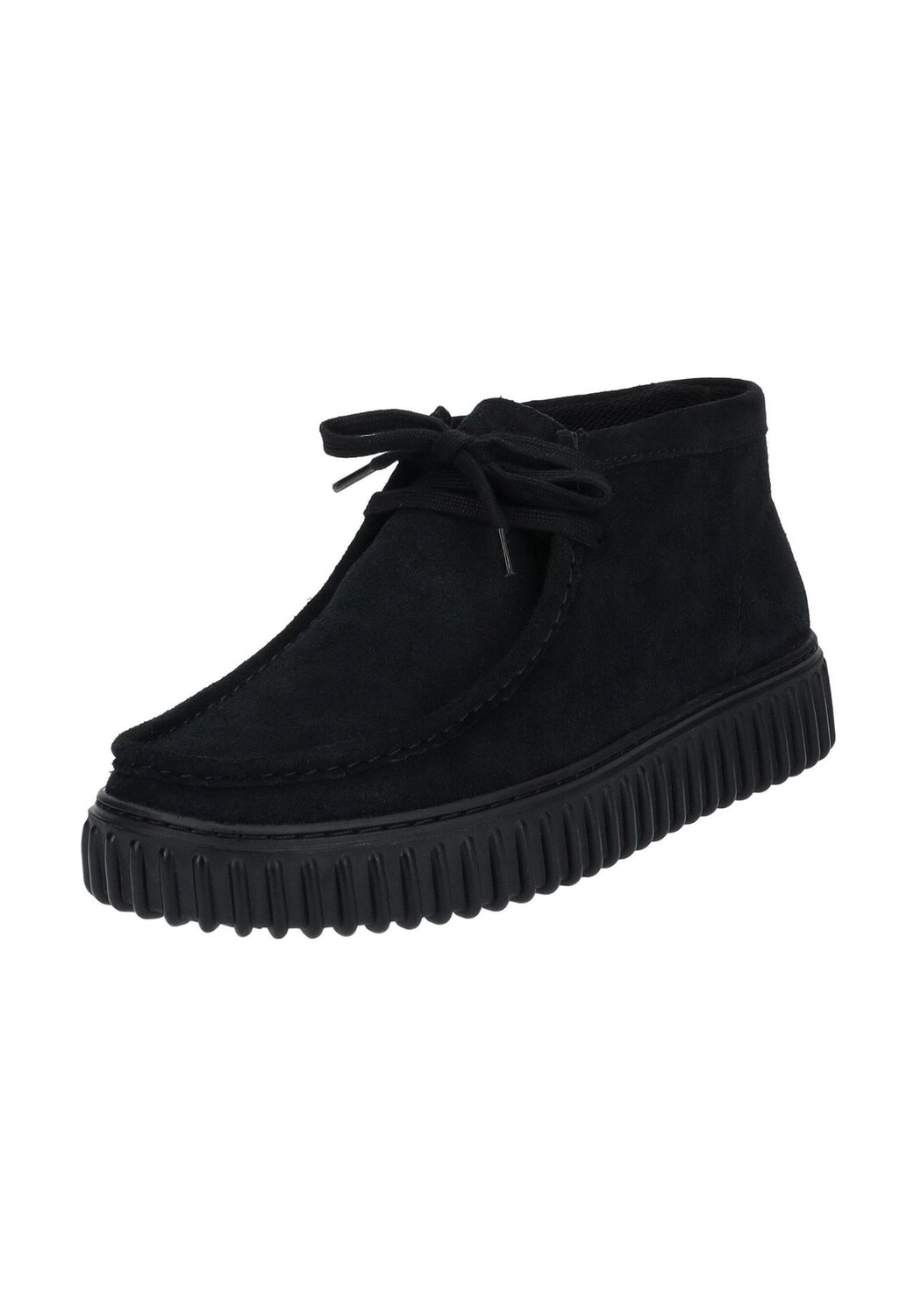 

Замшевые ботильоны CLARKS, черный