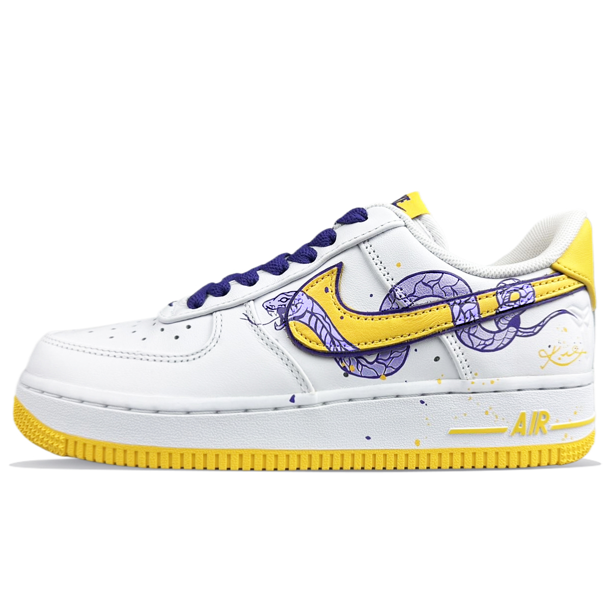 

Nike Air Force 1 нескользящие лоу-топ скейтбордские кроссовки мужские белый - белый, цвет White