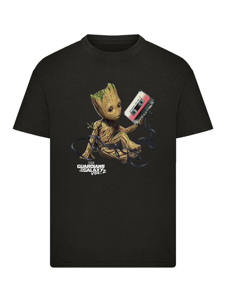 

Рубашка F4NT4STIC Marvel Guardians Of The Galaxy Vol2 Groot Tape, черный