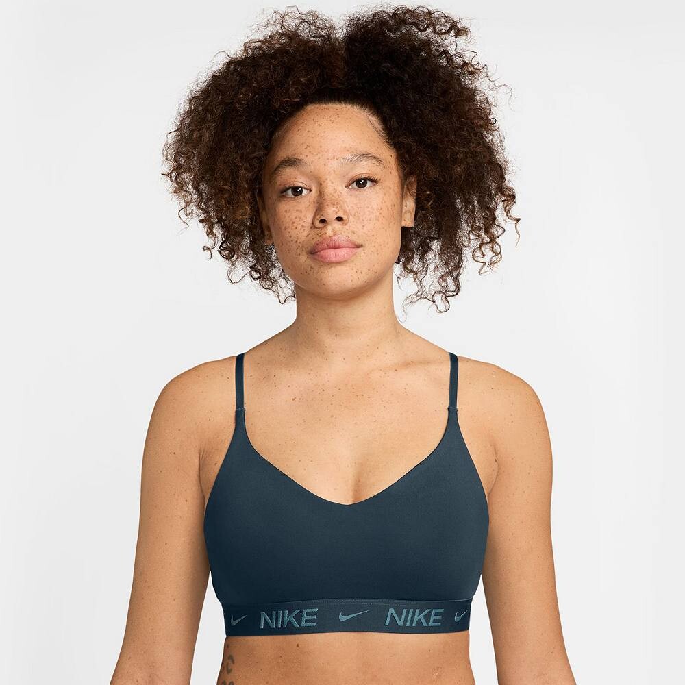

Спортивный бюстгальтер с мягкой подкладкой Nike Indy Light, цвет Armory Navy