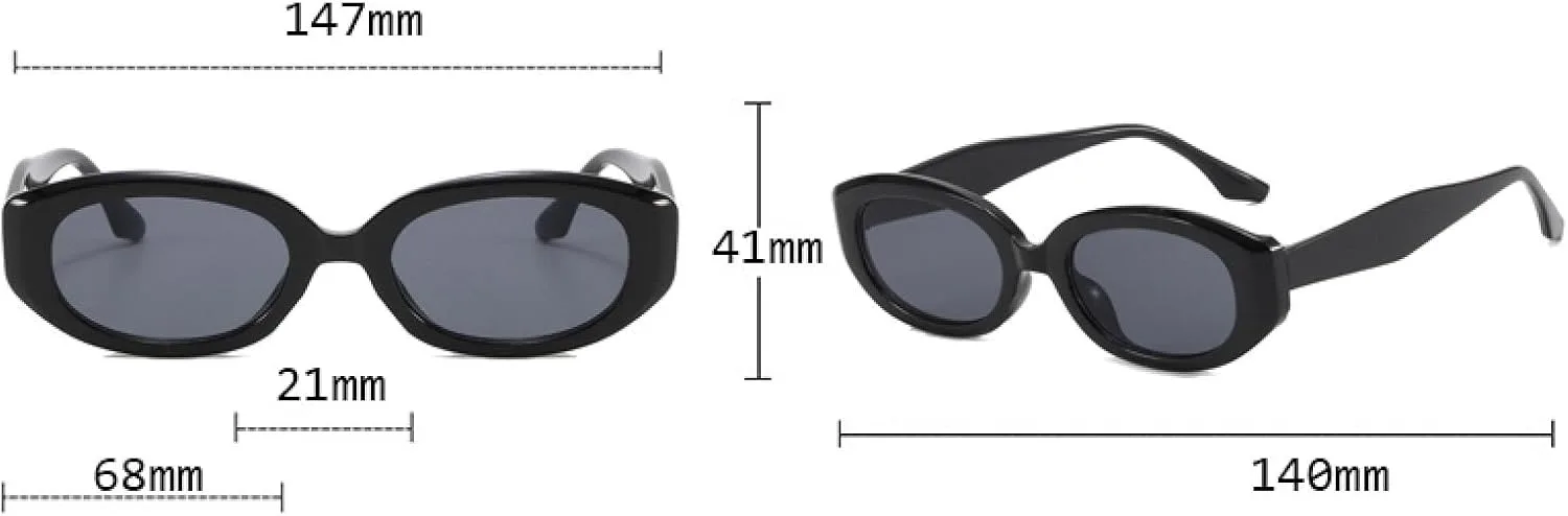 

Женские ретро-солнцезащитные очки маленького размера, популярный модный стиль, конфетные цвета, панк-оттенки, защита от УФ-излучения UV400 VVTWSSW, White-black