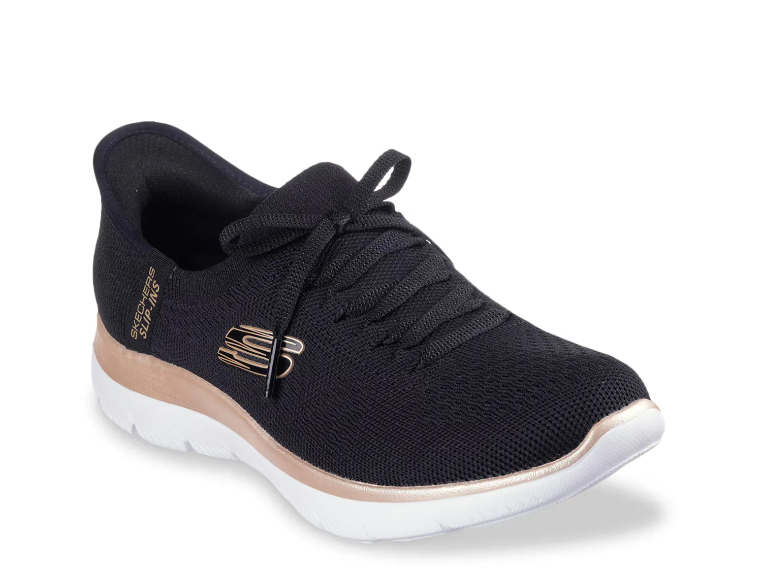 

Кроссовки Hands Free Slip-Ins Summits Night Chic Sneaker Skechers, черно-белый, Черный, Кроссовки Hands Free Slip-Ins Summits Night Chic Sneaker Skechers, черно-белый