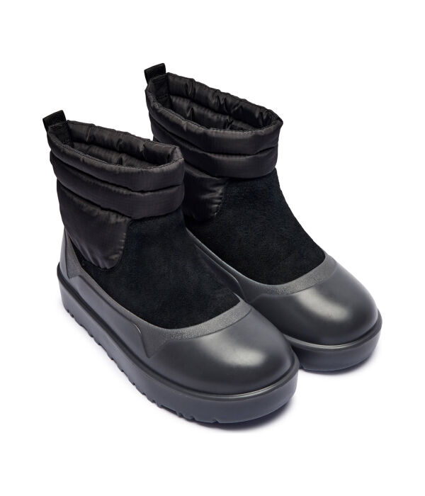 Мужские зимние ботинки Ugg классические комбинированные, черный — фото 3