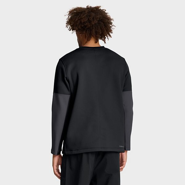 Мужская черная футболка с длинным рукавом LSU Tigers 2025 Sideline Coach Performance Nike — фото 3