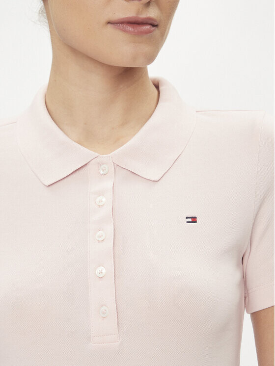 Платье приталенного кроя Tommy Hilfiger, светло-розовый — фото 4