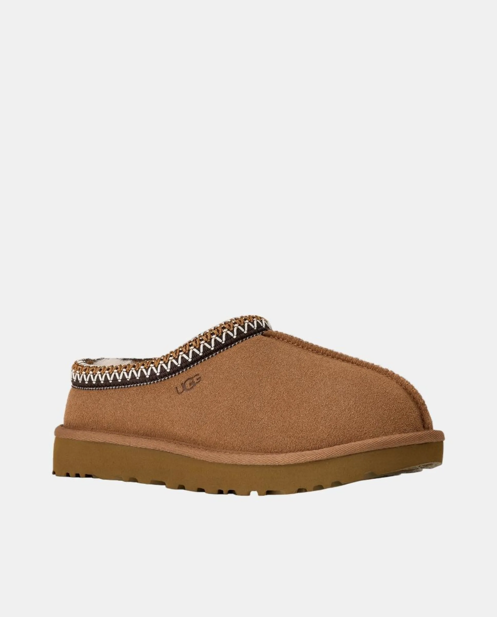 Женский сабо TASMAN II из кожи с меховой подкладкой Ugg, коричневый — фото 2