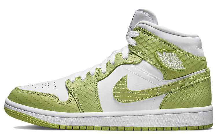 

Jordan 1 Mid Green Python (женщины)