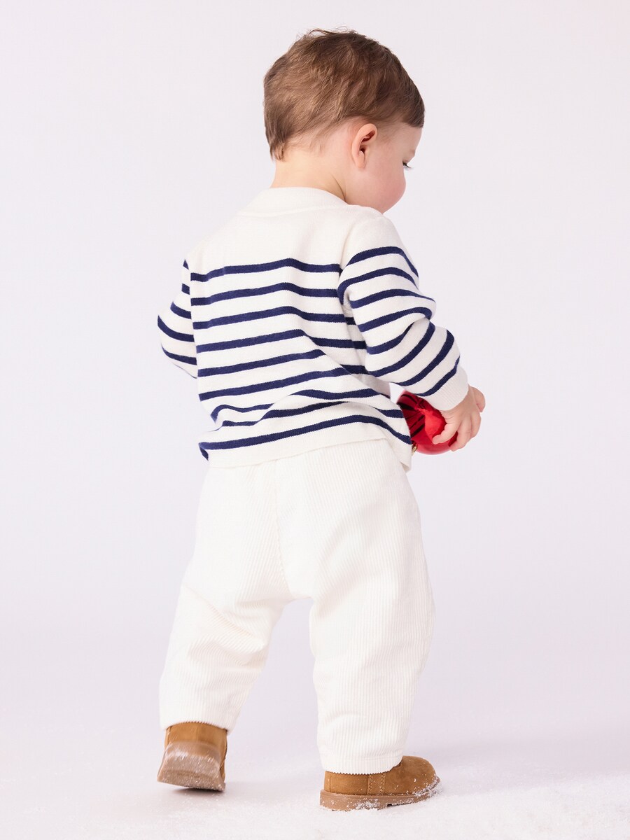 Свитер PETIT BATEAU, экрю — фото 4