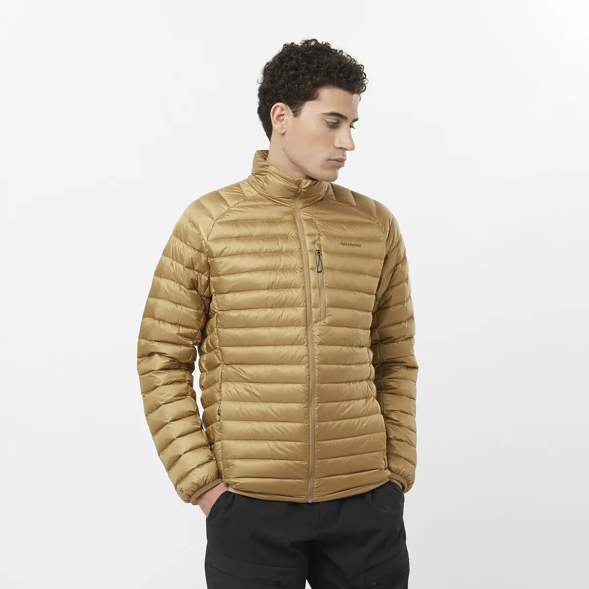 

Мужская куртка Salomon Elixir Micro Down, коричневый