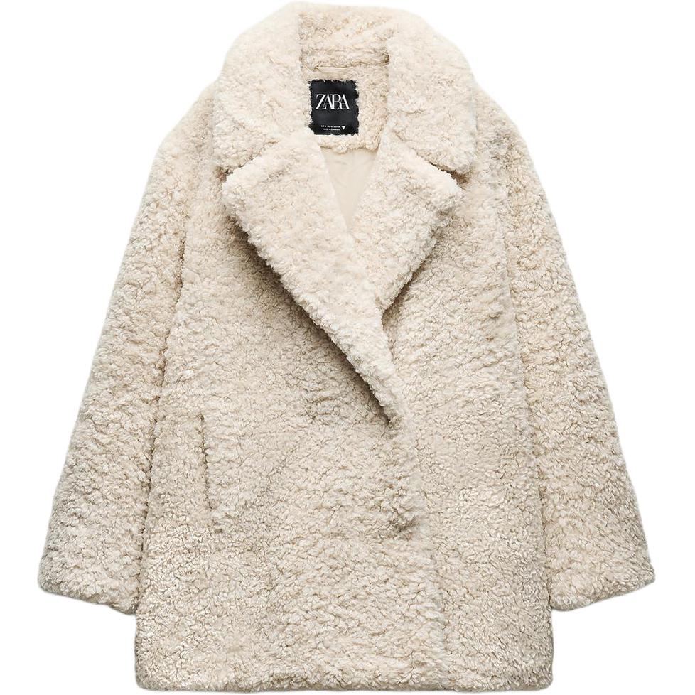 

ZARA Куртка женская матовая белая, Frosted White