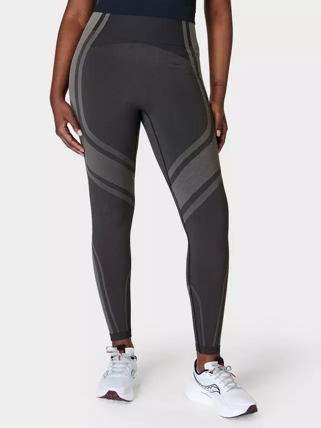 

Спортивные леггинсы Sweaty Betty Silhouette Sculpt Seamless Workout, черный