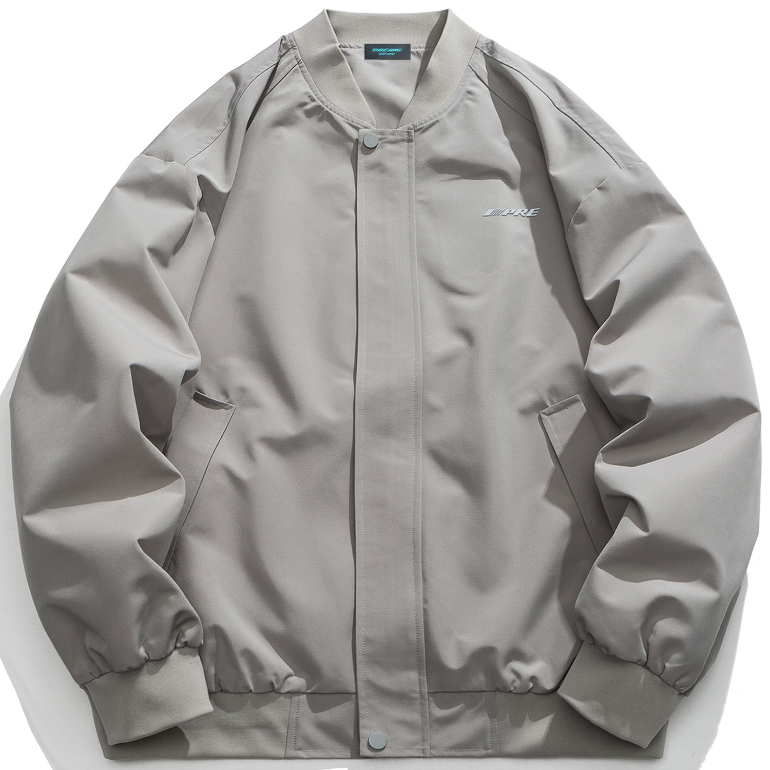 

PRESSURE Куртка унисекс черная, Space Gray (with Lapel Design)