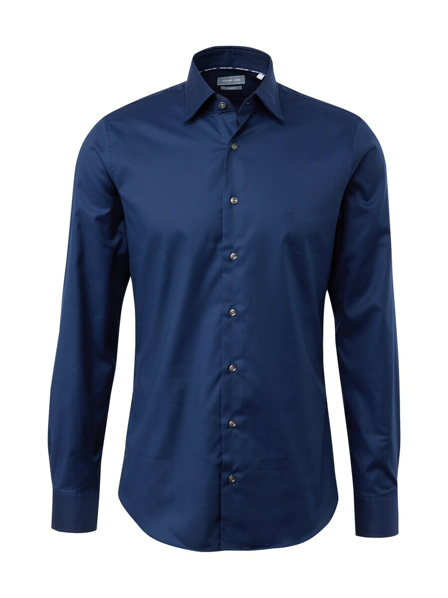 

Повседневная рубашка Michael Kors Slim fit Button Up Shirt, темно-синий