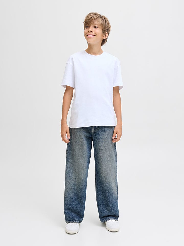 JACK & JONES Junior Джинсы "Дэйв" - удобный крой - синего цвета — фото 4