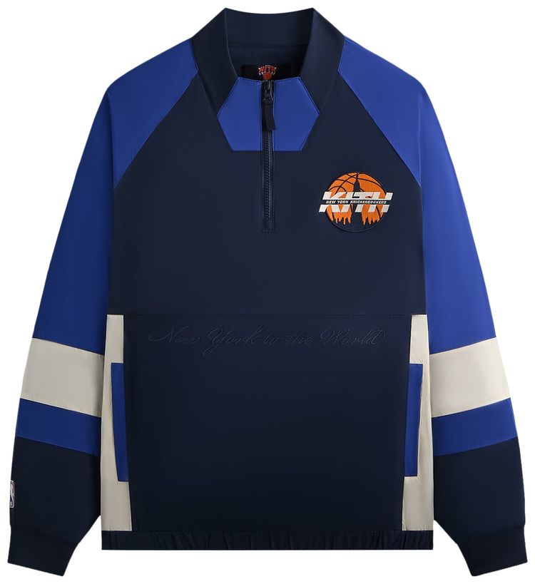 

Куртка Kith For The New York Knicks Nylon Quarter Zip, черный