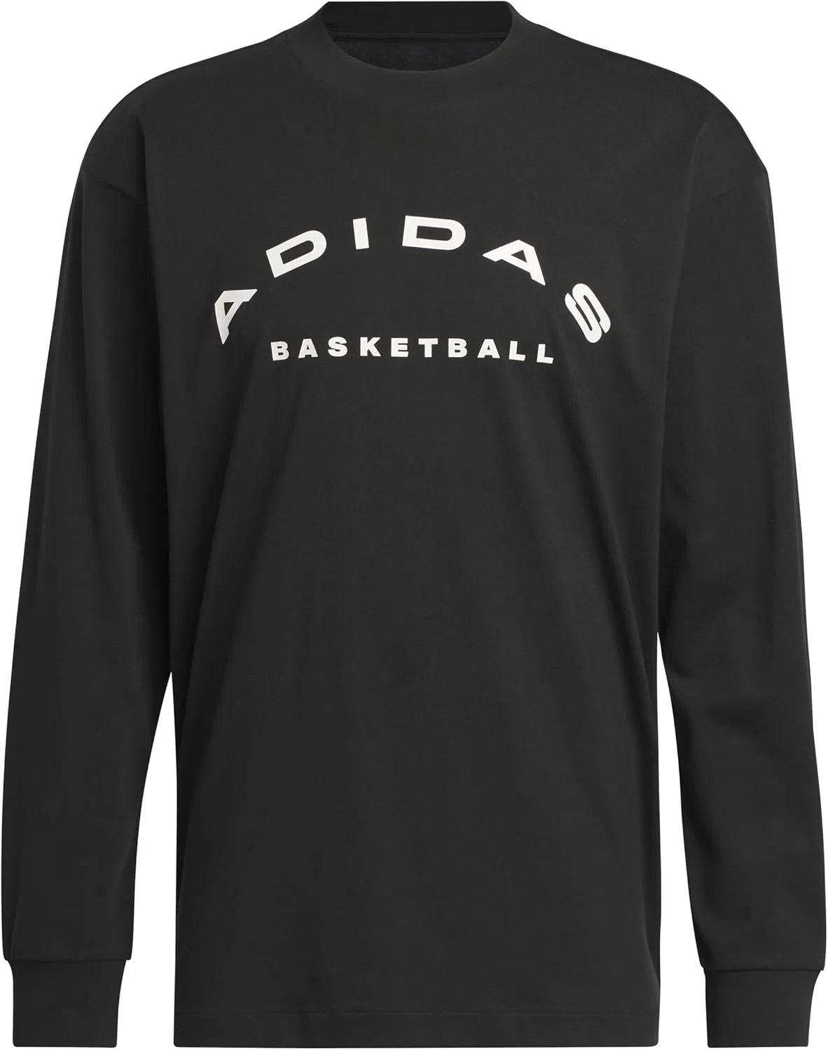 Футболка Adidas Select с длинным рукавом, черно-белый