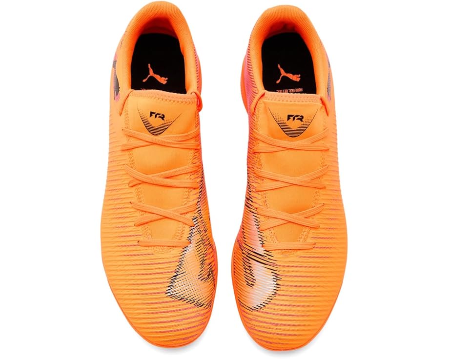 Мужские кроссовки PUMA Future 8 Play Indoor Trainer Soccer Cleats, Heat Fire/Black/Ravish — фото 2