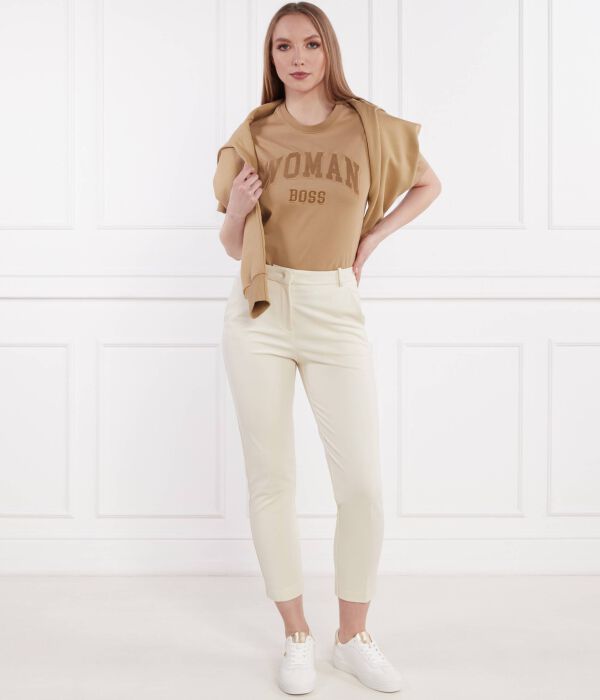 Футболка Эльфа Regular fit Boss, коричневый — фото 2