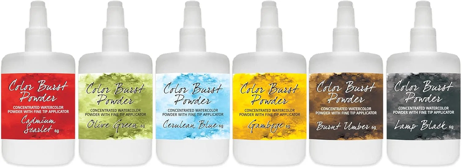 Пудра Color Burst Powder Contact USA набор 6 упаковок