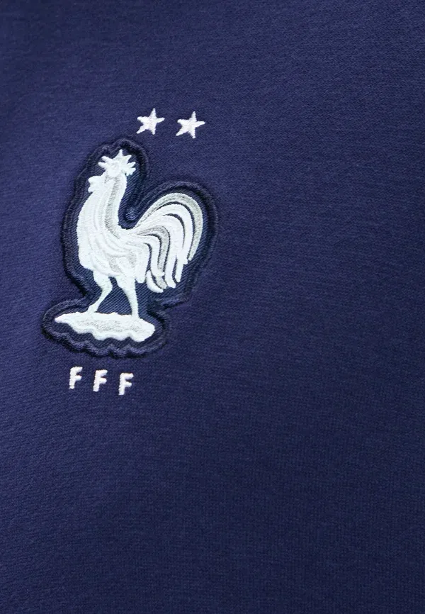 Толстовка France Club National Team Wear Nike Performance, черно-синий/белый — фото 4