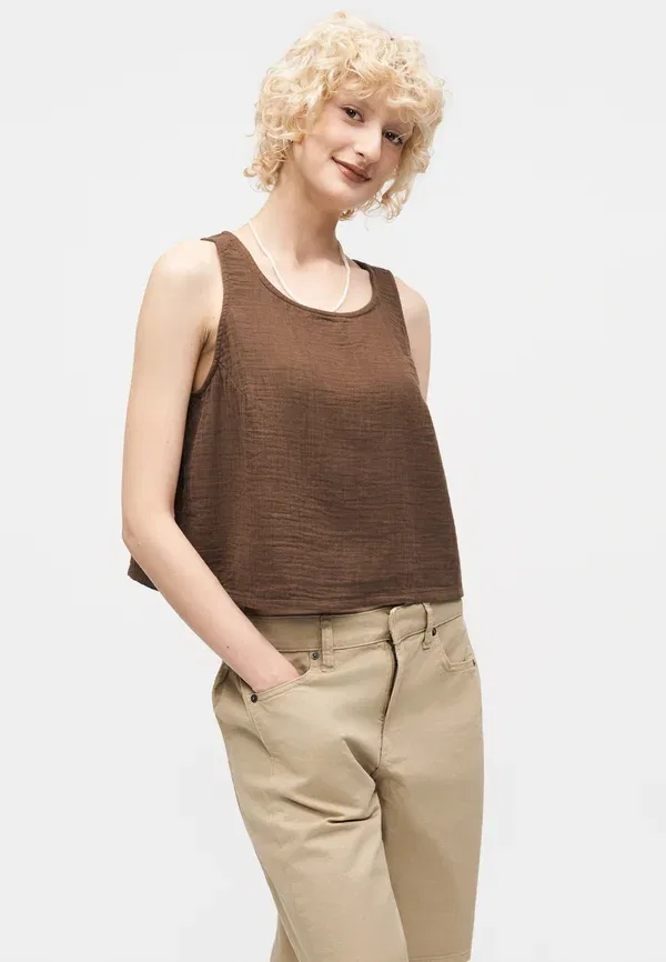 Шорты Gap, khaki, цвет хаки — фото 4