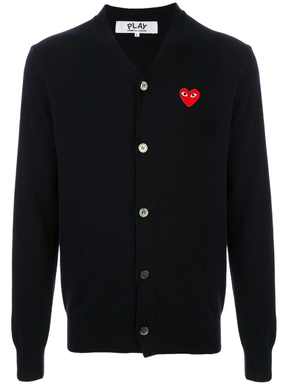 

Кардиган с вышитым логотипом Comme Des Garçons Play, синий