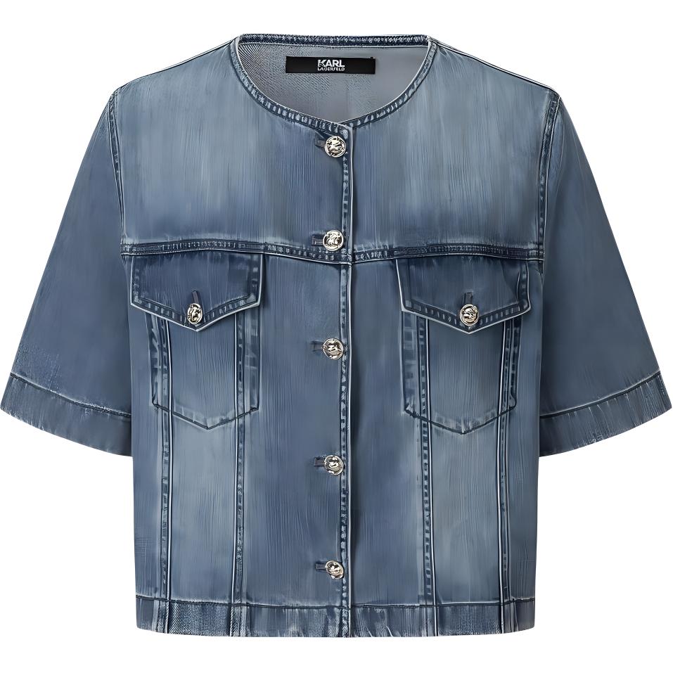 

KARL LAGERFELD / Karl Lagerfeld Jeans KARL LAGERFELD SS24 Куртка женская, синий