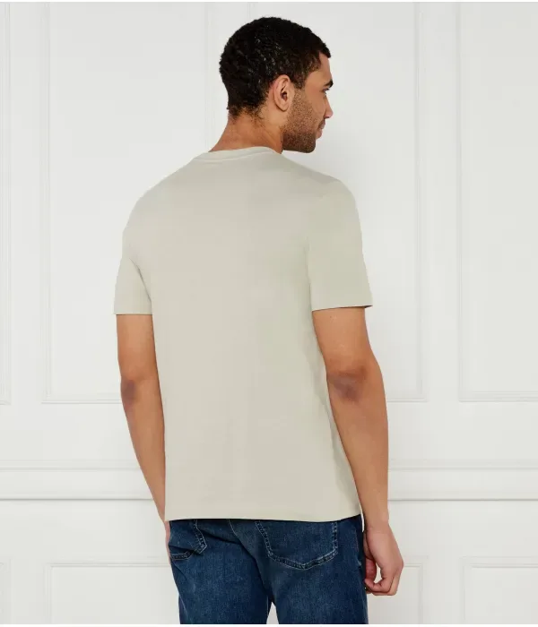 Футболка Te_Dunetrace regular fit Boss Orange, бежевый — фото 3