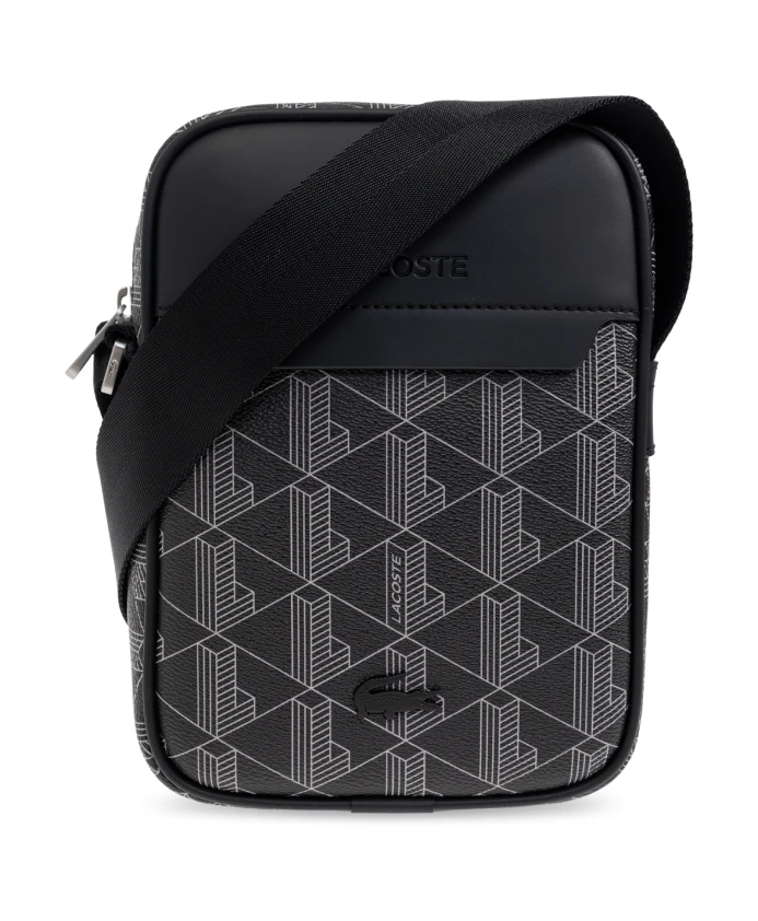 

Сумка через плечо с логотипом Lacoste, черный